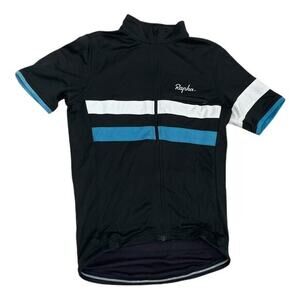 Rapha Team‎ Sky Training Brevet Jersey Mens Size Small Black Blue Made in Italy
